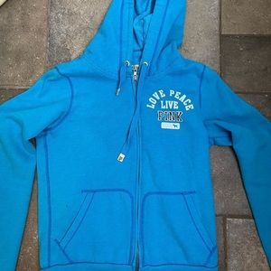 Blue, PINK zip up jacket
